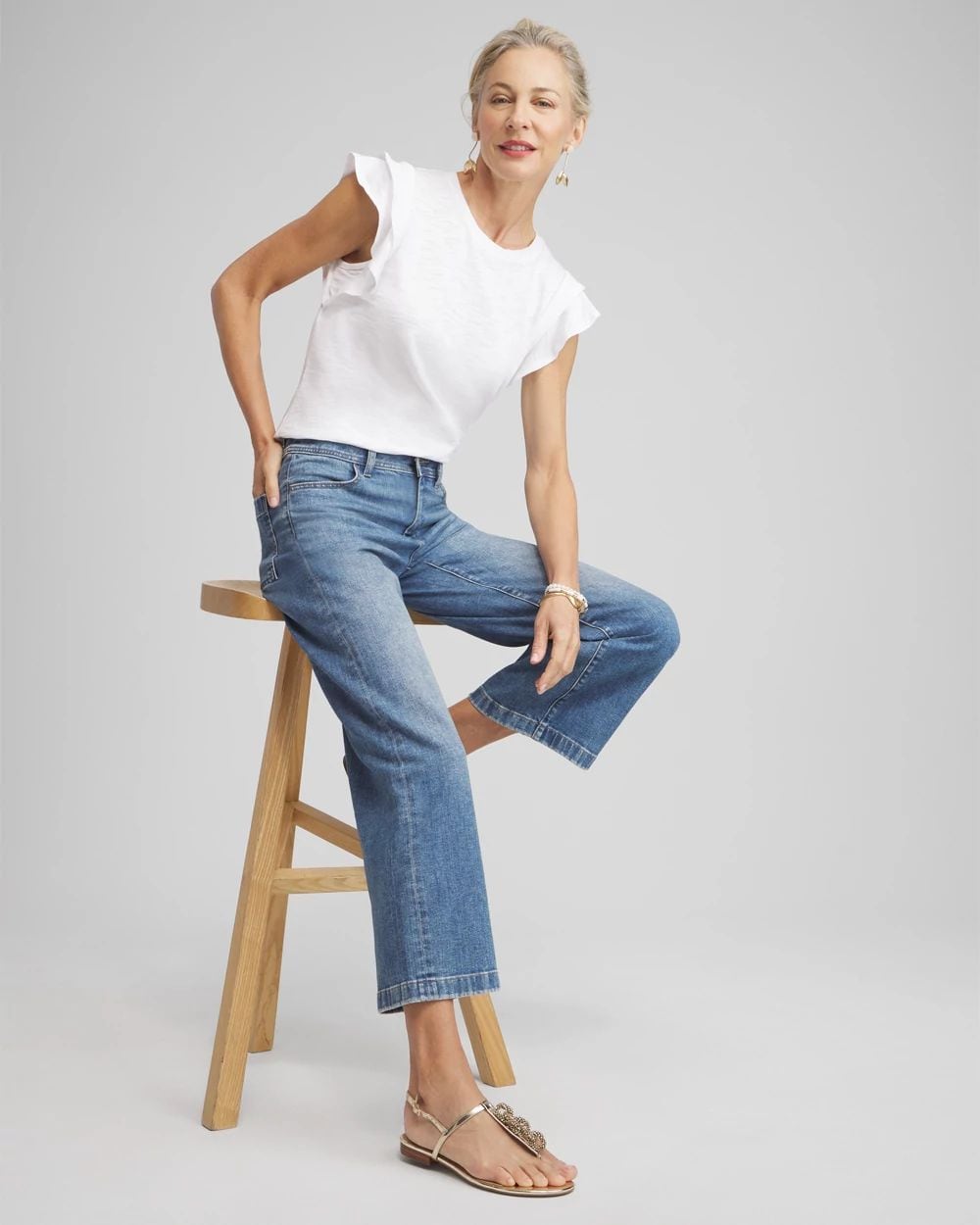 Flutter Cap Sleeve Tee
