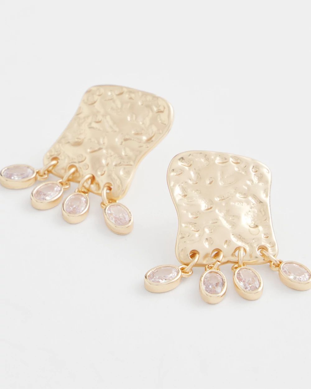 No Droop® Molten Cubic Zirconia Earrings