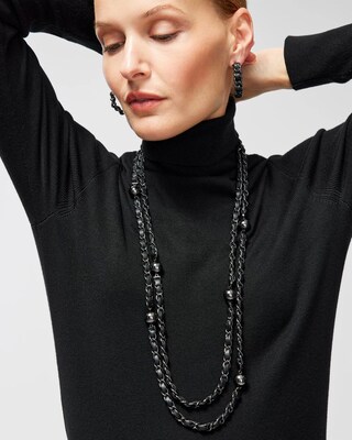 Hematite Convertible Necklace