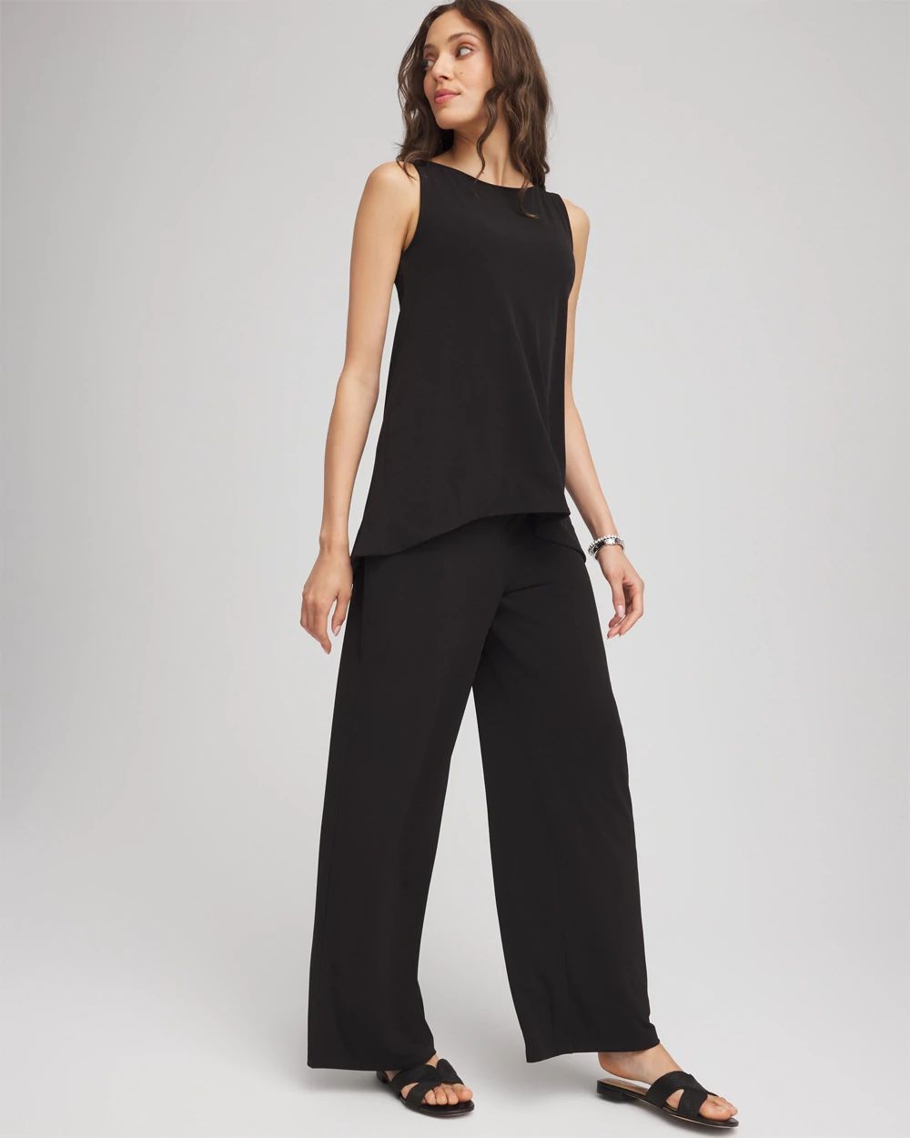 Travelers™ Knit Wide-Leg Pants click to view larger image.