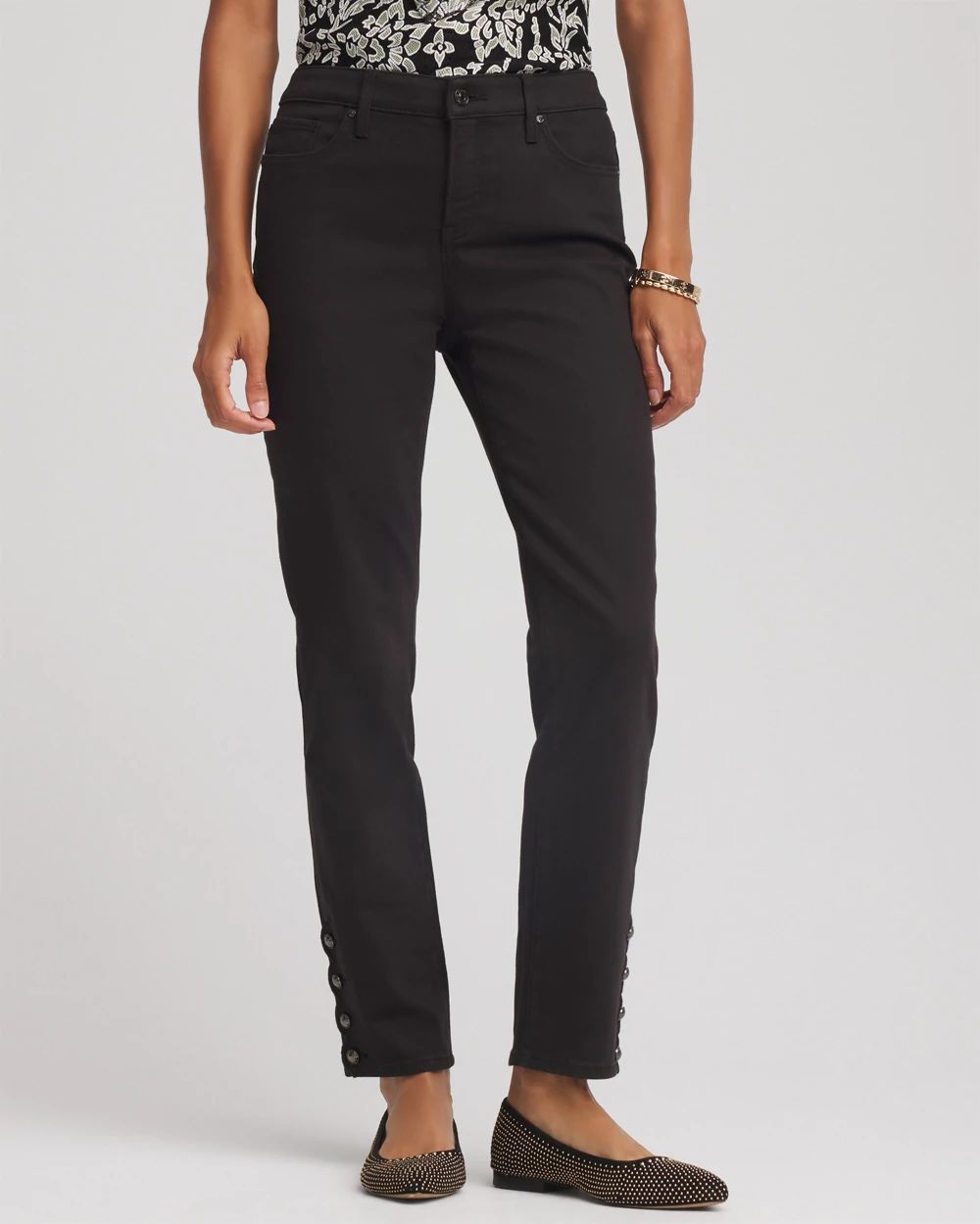 Petite Girlfriend Slim Ankle Jeans