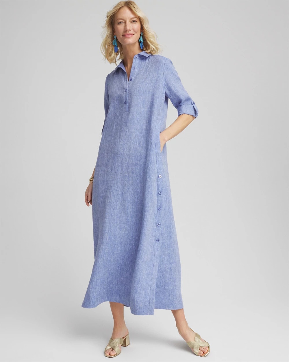 Maxi Linen Shirtdress | Chico's