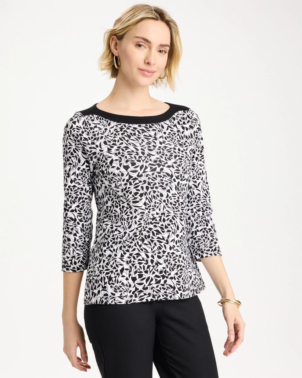 Fauna Pima 3/4 Sleeve Tee