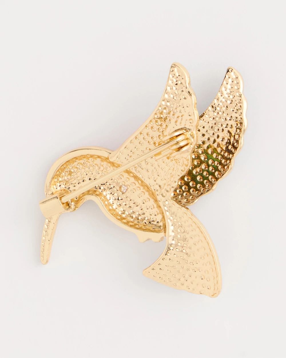 Pink Hummingbird Brooch