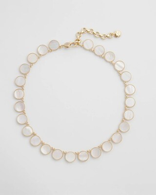 Reversible Mother of Pearl Necklace