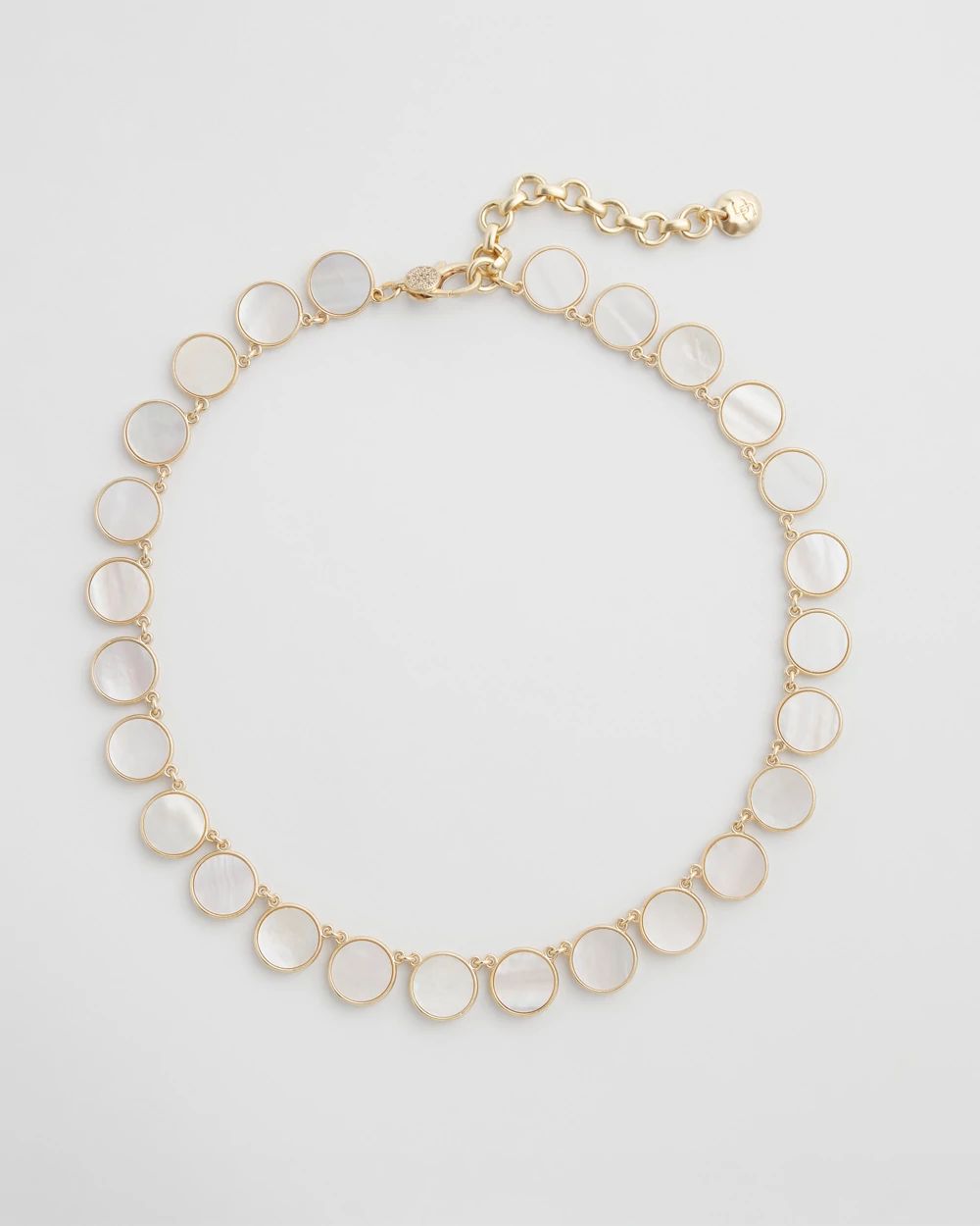 Reversible Mother of Pearl Necklace