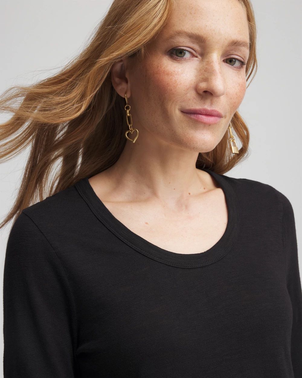 Slub 3/4-Sleeve Tee