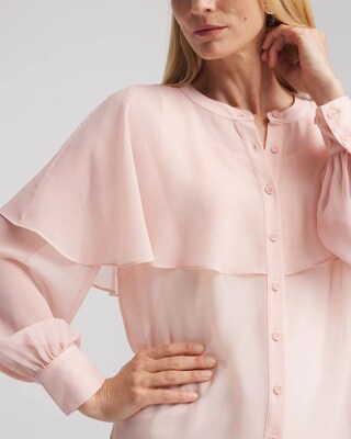 Georgette Cape Blouse click to view larger image.