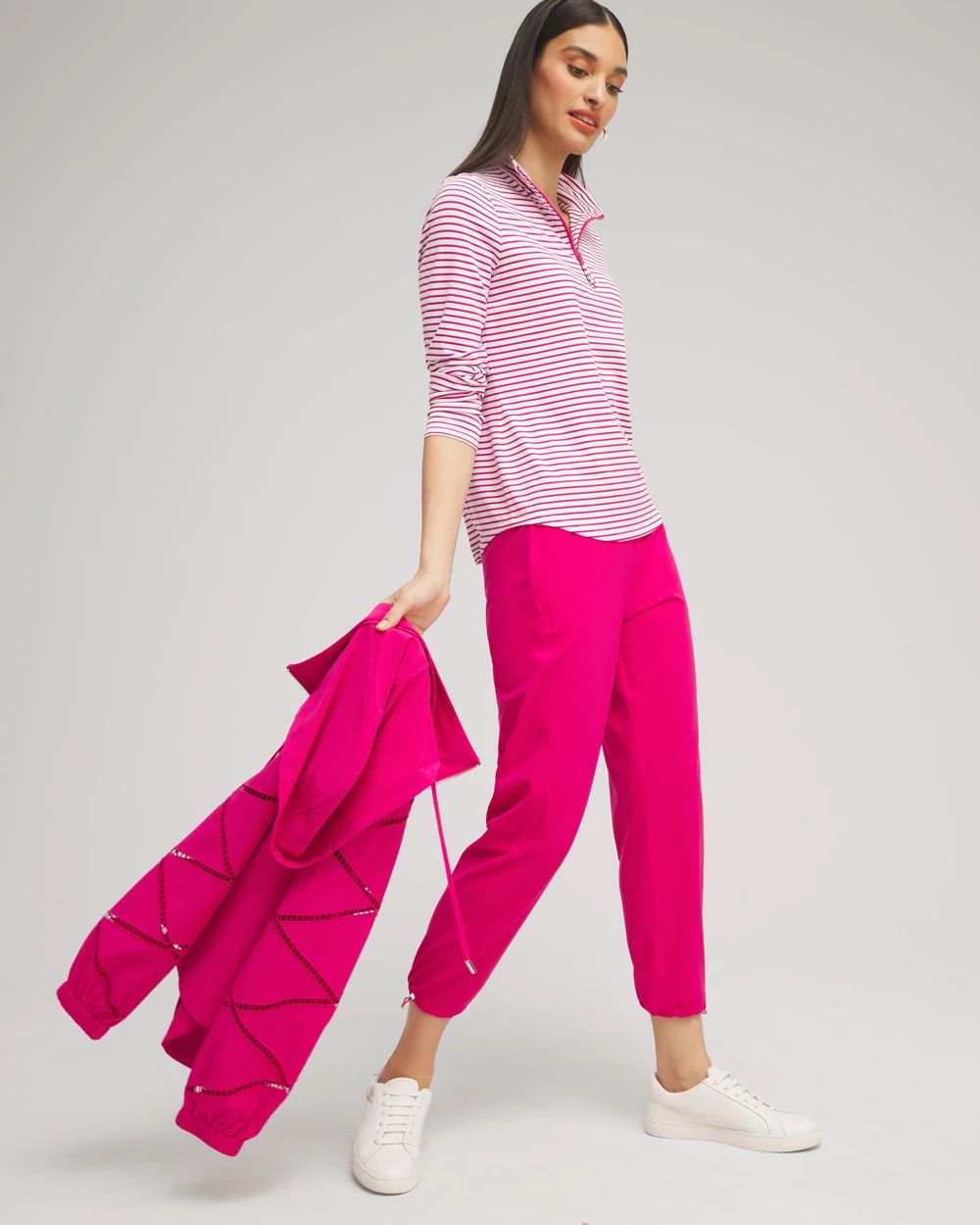 Zenergy® UPF Stripe Long Sleeve Top