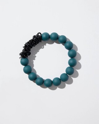 Matte Teal Hero Stretch Bracelet