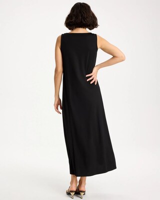 Petite Ponte Seamed Maxi Dress click to view larger image.