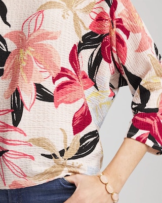 Textured Tapered Dolman Top click to view larger image.