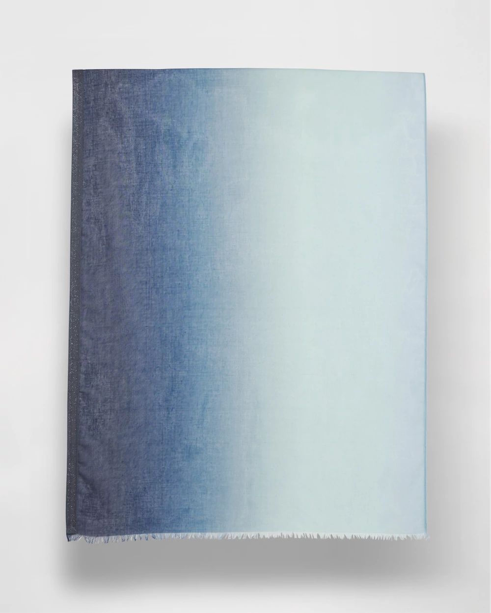 Woven Ombre Metallic Oblong Scarf