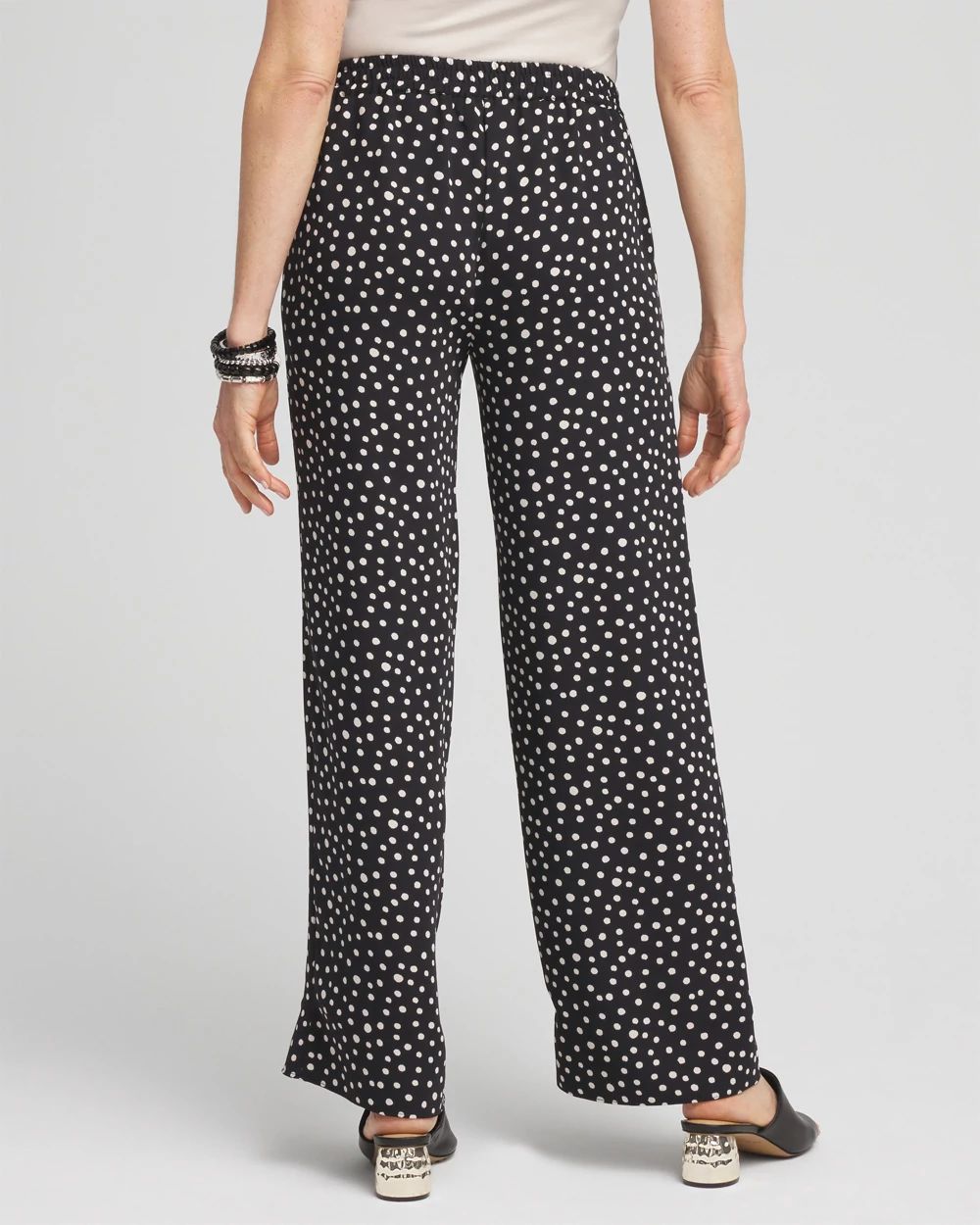 Dot Soft Cropped Pants