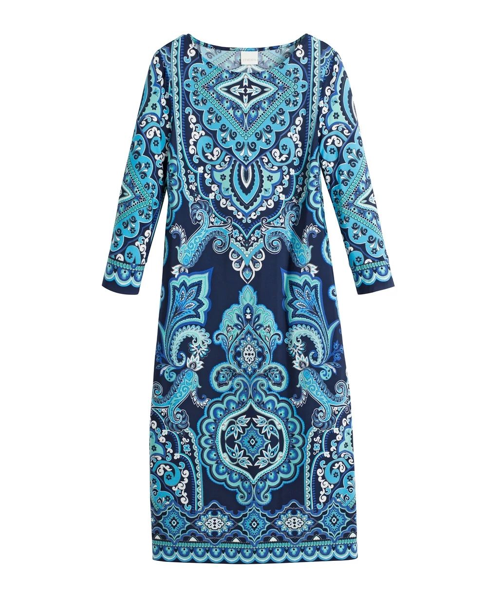 Paisley Print Dress
