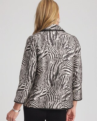 Travelers™ Collection Zebra-Jacquard Jacket click to view larger image.