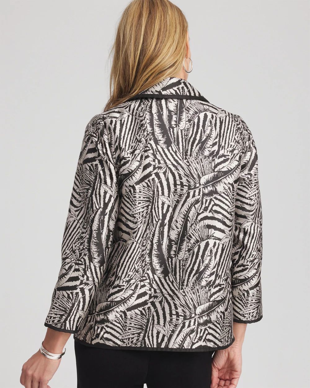 Travelers™ Collection Zebra-Jacquard Jacket