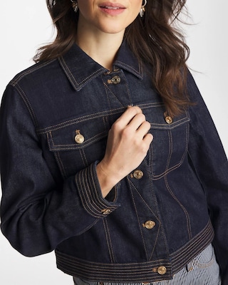 Denim Trucker Jacket click to view larger image.