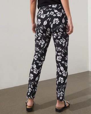Brigitte Floral Slim Ankle Pants