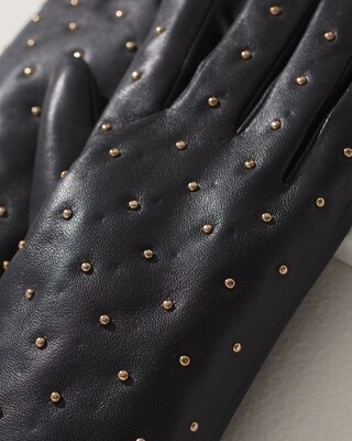 Studded Leather Gloves