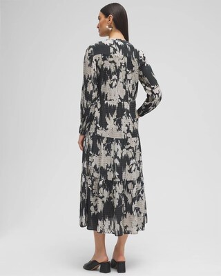 Floral Tiered Midi Dress