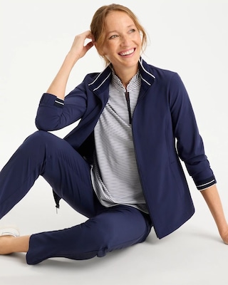 Zenergy® UPF Mesh Trim Jacket click to view larger image.