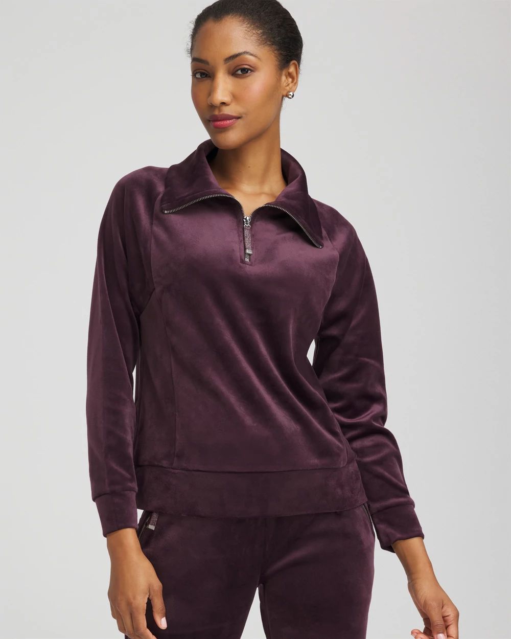 Zenergy® Scuba Velour Pullover