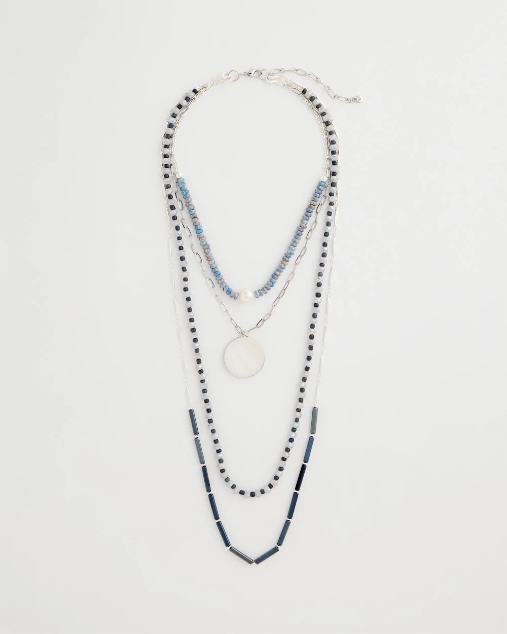 Siren Pendant Layered Necklace