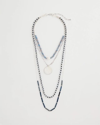 Siren Pendant Layered Necklace