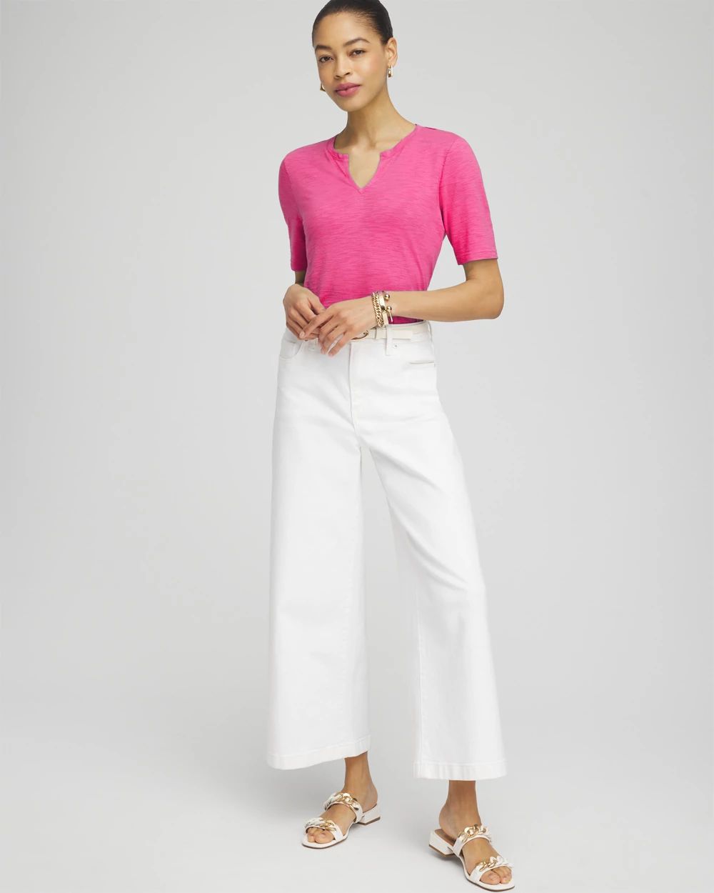 Notch Neck Tee