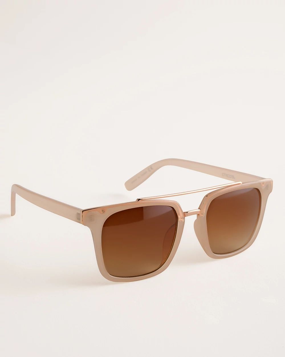 Pink Square Sunglasses