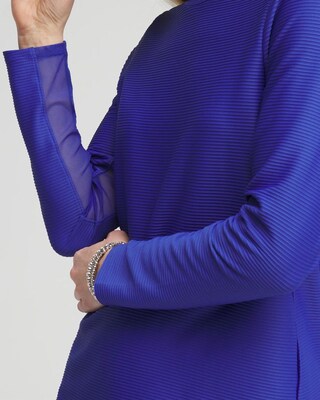 Zenergy® UPF Crew Neck Mesh-Inset Pullover click to view larger image.