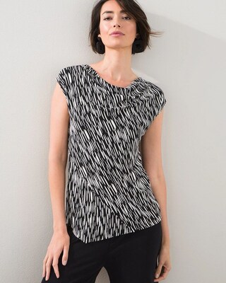 Travelers Classic Drape Neck Top