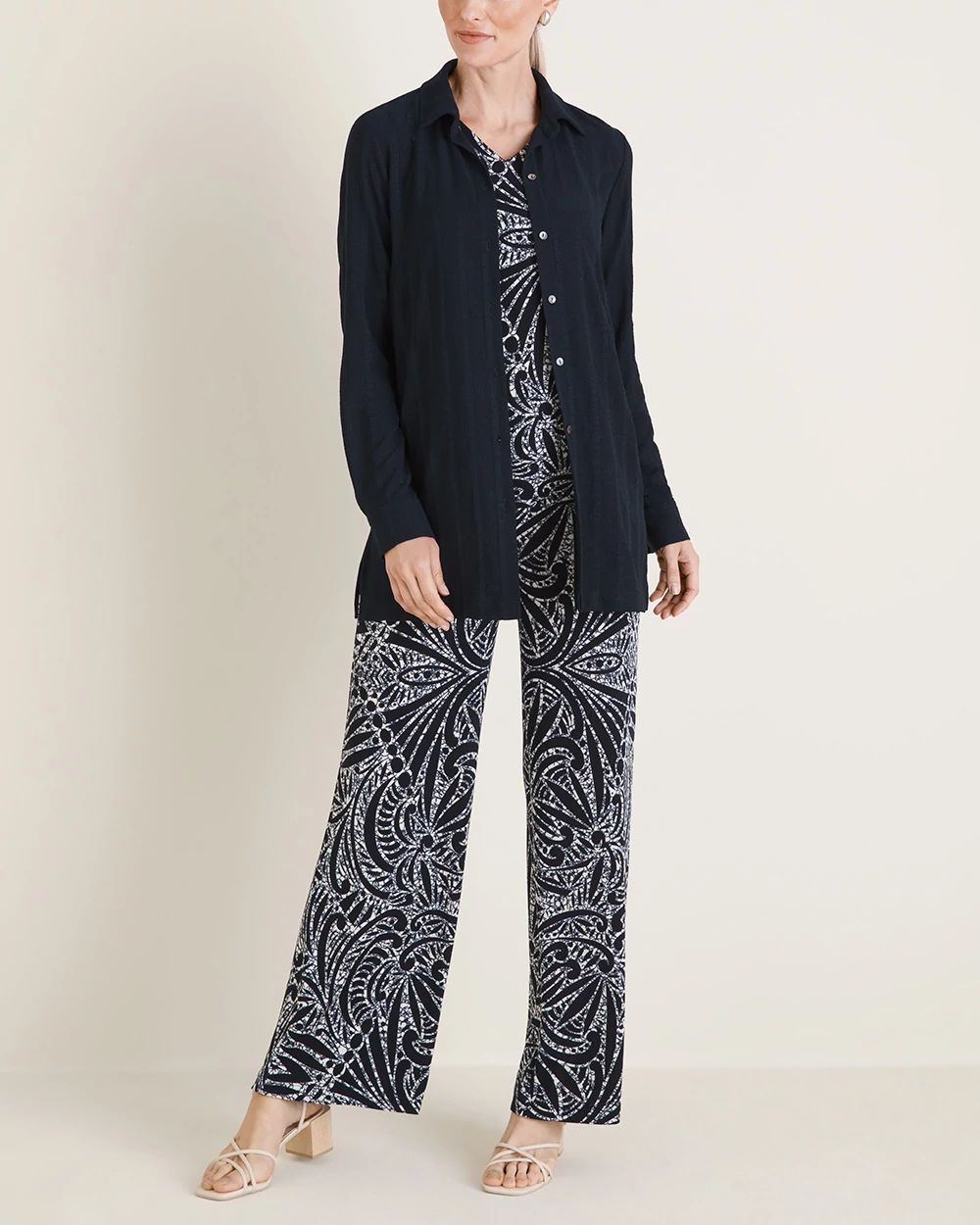 Travelers Classic Printed Palazzo Pants