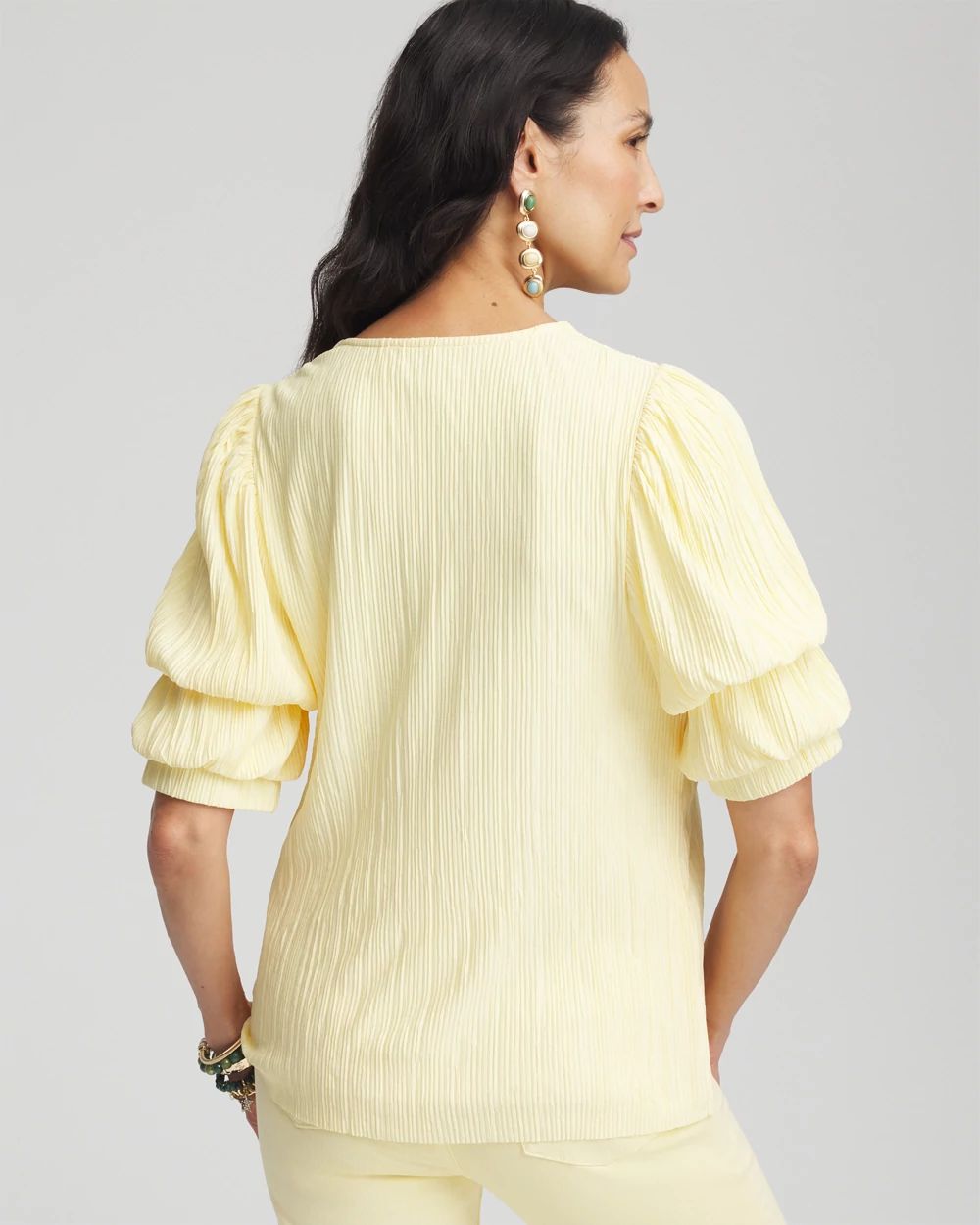 Gathered Sleeve Tee click to view larger image.