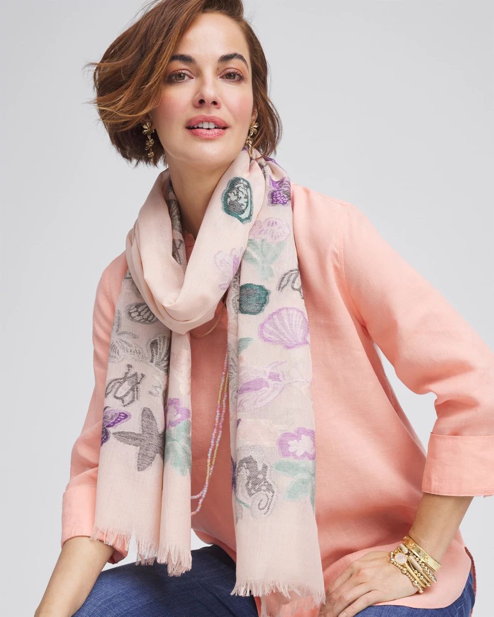 Jacquard Oblong Scarf