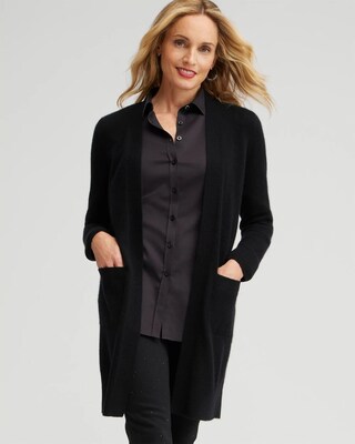 Cashmere Duster Cardigan Sweater