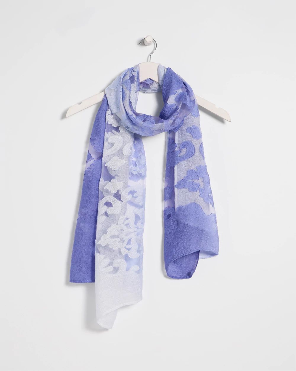 Ombre Burnout Oblong Scarf