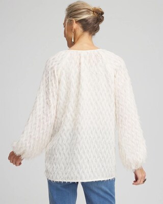 Chevron Fringe Blouse click to view larger image.