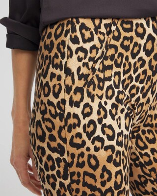 Juliet Ponte Leopard Ankle Pants