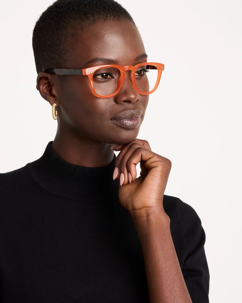 Orange Tortoise Round Readers click to view larger image.