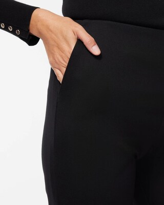 Ponte Pull-on Wide Leg Trouser Pants