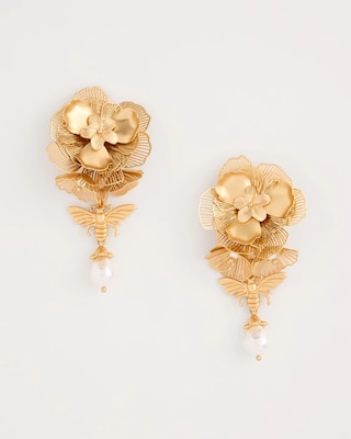 Filigree Flower Earrings