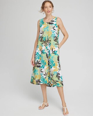 Zenergy® UPF Sleeveless Leaves Dress