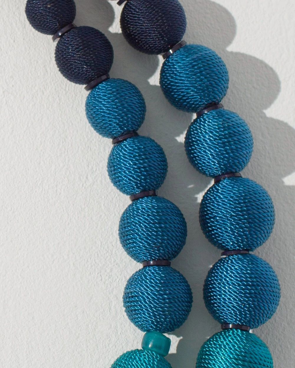 Wrapped Beads Multi-Strand Necklace
