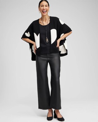 Cashmere Blend Reversible Ruana