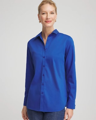 No Iron™ Stretch-Sateen Shirt
