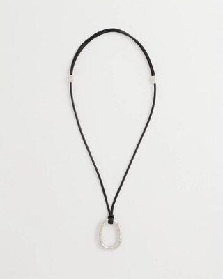 Adjustable Pendant Corded Necklace
