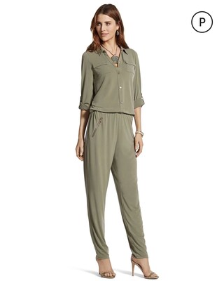 Petite Utility Jumpsuit