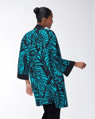 Travelers Wing Print Kimono